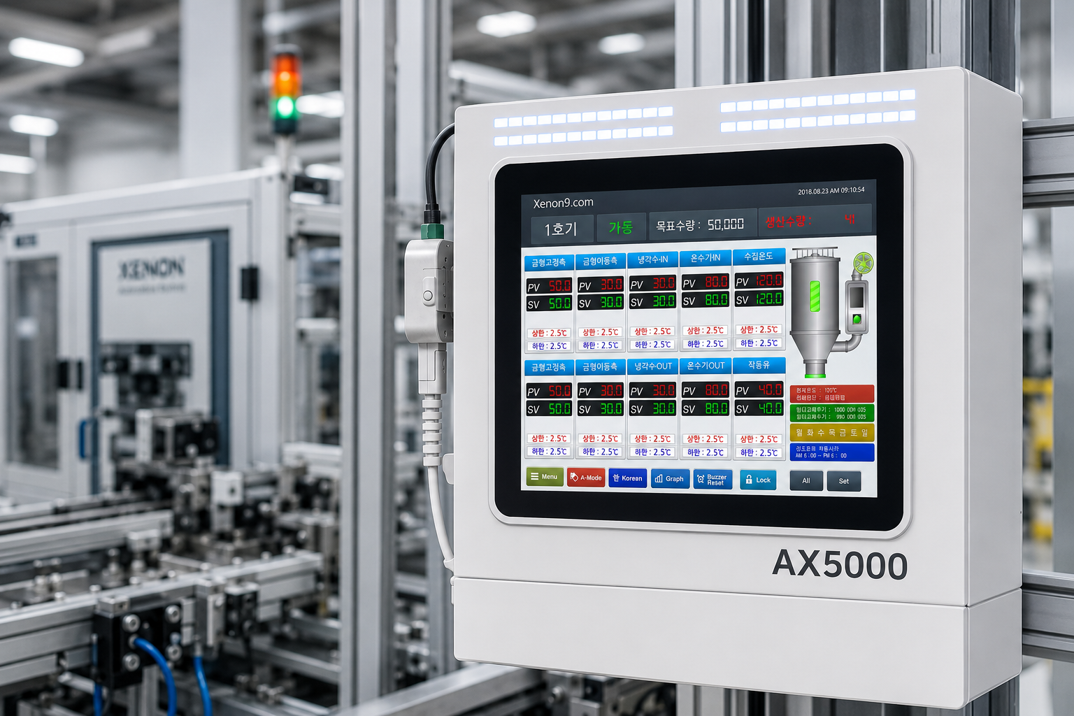 TAESUNG AX5000 공정 검증 시스템